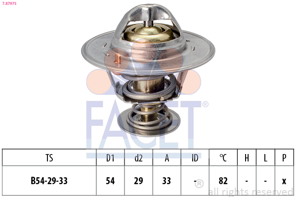FACET 7.8797S 7.8797S TERMOSZTÁT, HUTOFOLYADÉK