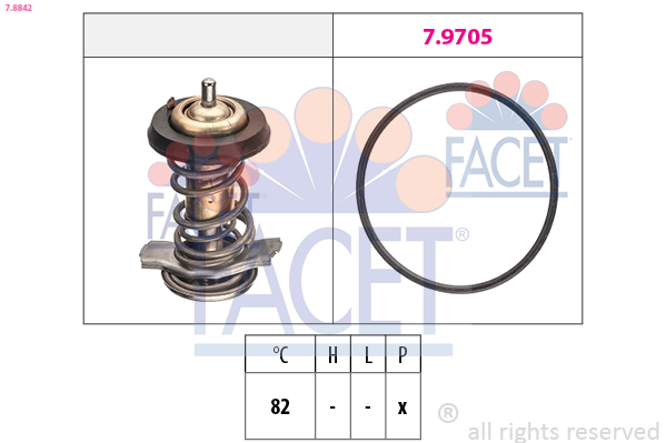 FACET 7.8842 7.8842 TERMOSZTÁT, HUTOFOLYADÉK