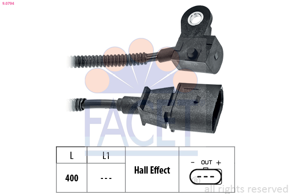 FACET 9.0794 9.0794 SENZOR POZITIE AX CAME FACET