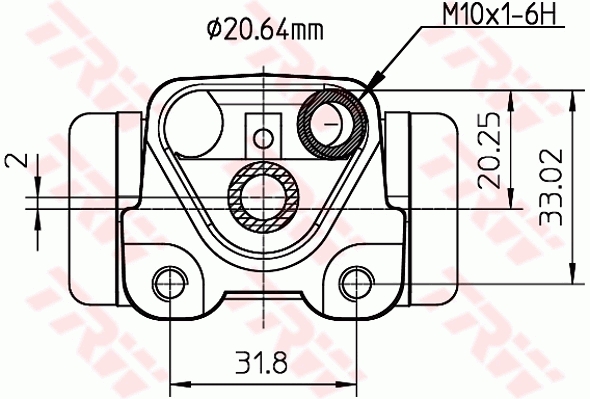 TRW BWF292 TRW fékmunkahenger