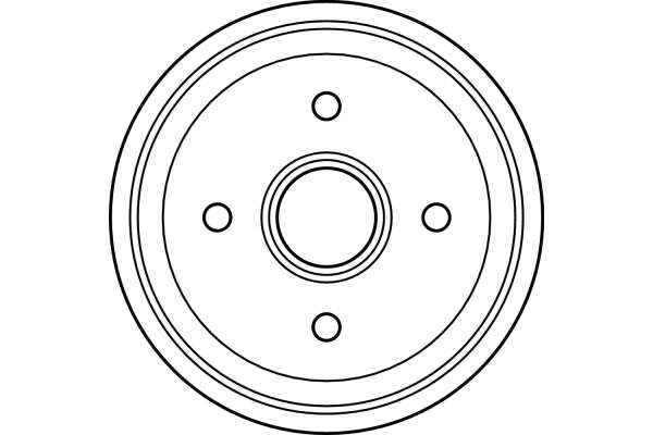 TRW 1001525982 DB4159 - fékdob