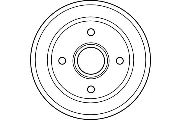 TRW 1001526590 DB4304 - fékdob