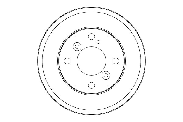 TRW DB4553 TRW fékdob