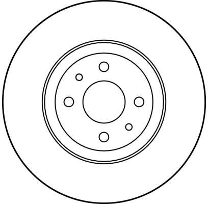 TRW 1001527764 DF1757 - féktárcsa