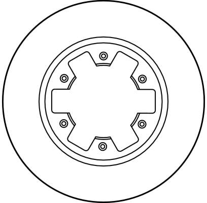 TRW 1001527786 DF1965 - féktárcsa