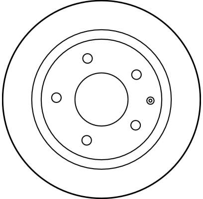 TRW 1001528416 DF2705 - féktárcsa