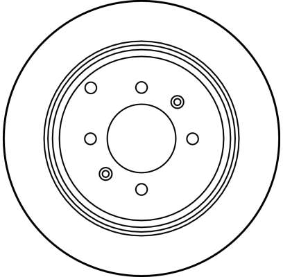 TRW 1001528730 DF2781 - féktárcsa