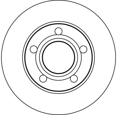 TRW LUCDF4026 féktárcsa
