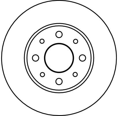 TRW LUCDF4037 féktárcsa