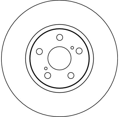 TRW 1001440253 DF4100 - féktárcsa