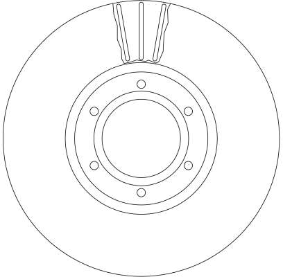 TRW TRWDF4111 Féktárcsa
