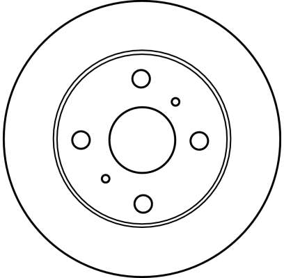 TRW 1001521800 DF4113 - féktárcsa