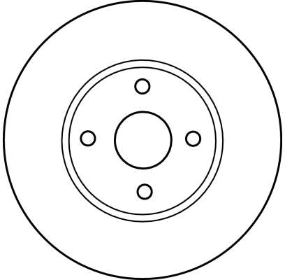TRW 1001529430 DF4121 - Első féktárcsa