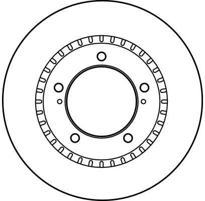 TRW 1001529451 DF4156 - Első féktárcsa