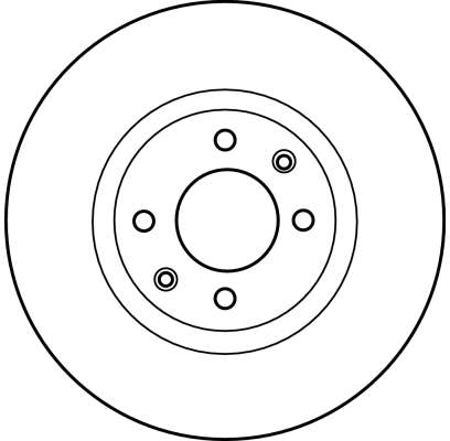 TRW TRWDF4184 Féktárcsa
