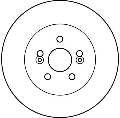 TRW 1001430322 DF4230 - féktárcsa