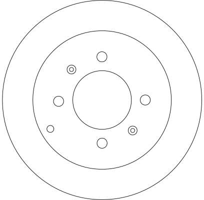 TRW LUCDF4286 féktárcsa