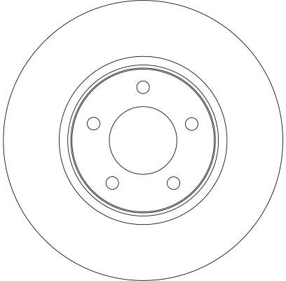 TRW LUCDF4346 féktárcsa