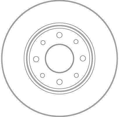 TRW TRWDF4379 Féktárcsa