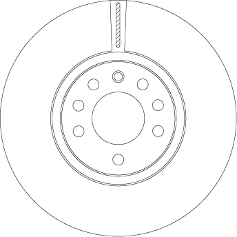 TRW DF4549 Féktárcsa