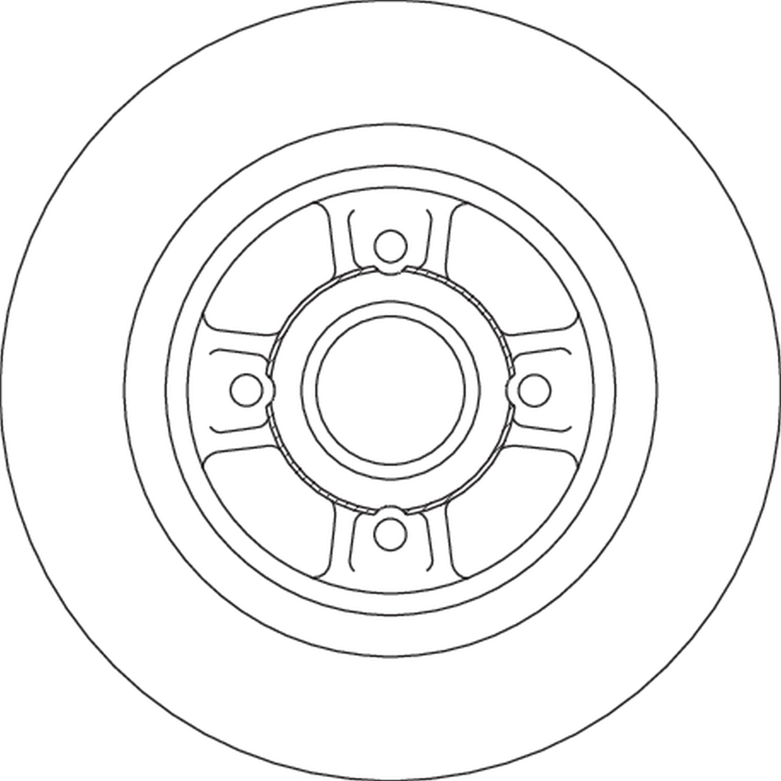 TRW LUCDF4690BS féktárcsa