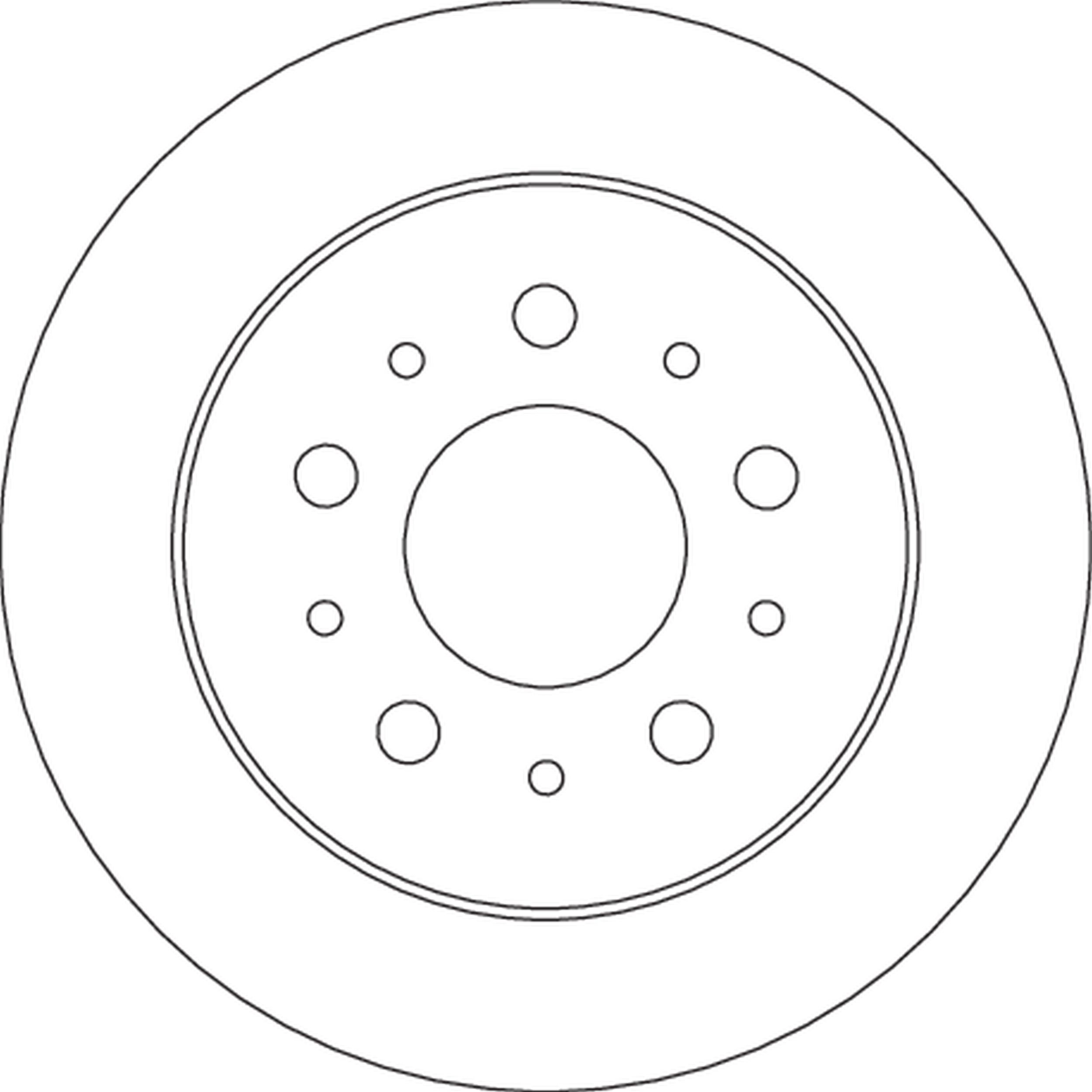 TRW TRWDF4770 Féktárcsa