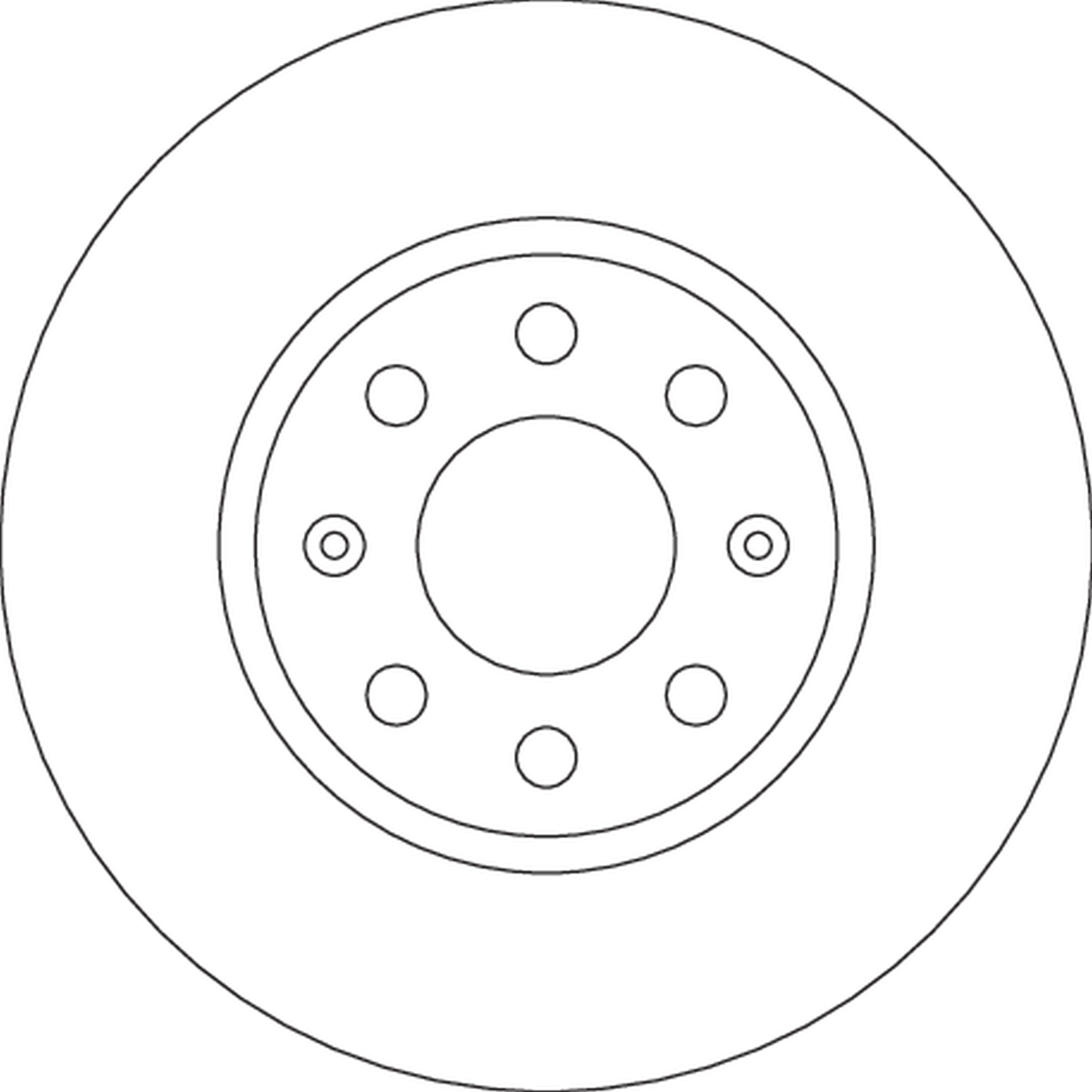 TRW TRWDF4796 Féktárcsa
