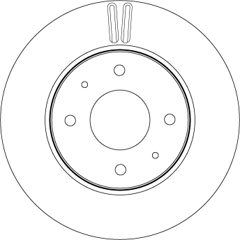 TRW DF4809 TRW féktárcsa