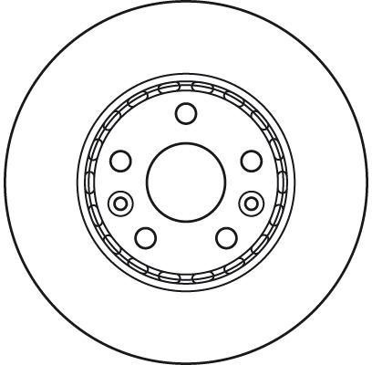 TRW 1001527484 DF6110 - Első féktárcsa