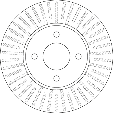 TRW 1001528459 DF6430 - Első féktárcsa