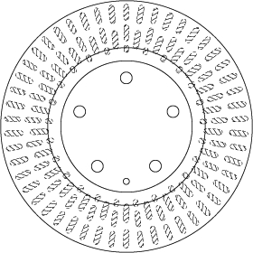 TRW 1001528791 DF6670 - Hátsó féktárcsa