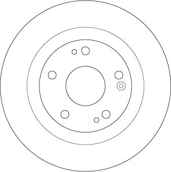 TRW DF6705 Féktárcsa