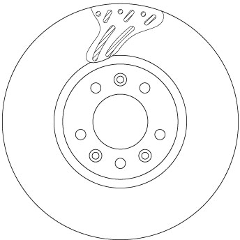 TRW DF6977S DF6977S DISC FRANA (LIVRABIL NUMAI PERECHE) - TRW