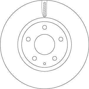 TRW 267304 DF8052 - Féktárcsa