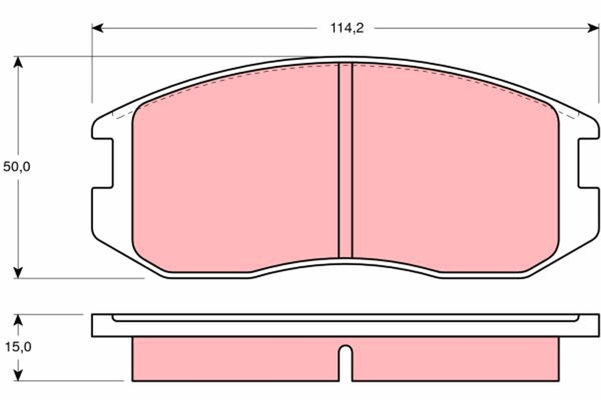 QWP 1001282407 WBP243 - Fékbetét készlet, tárcsafék