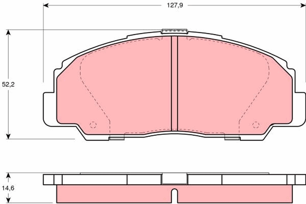 TRW GDB1135 TRW fékbetét készlet