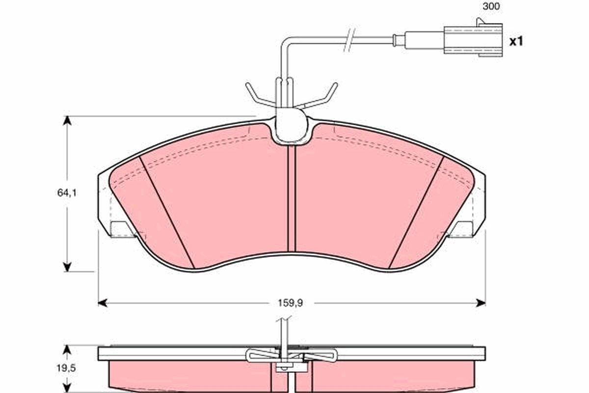 TRW GDB1426 TRW fékbetét készlet