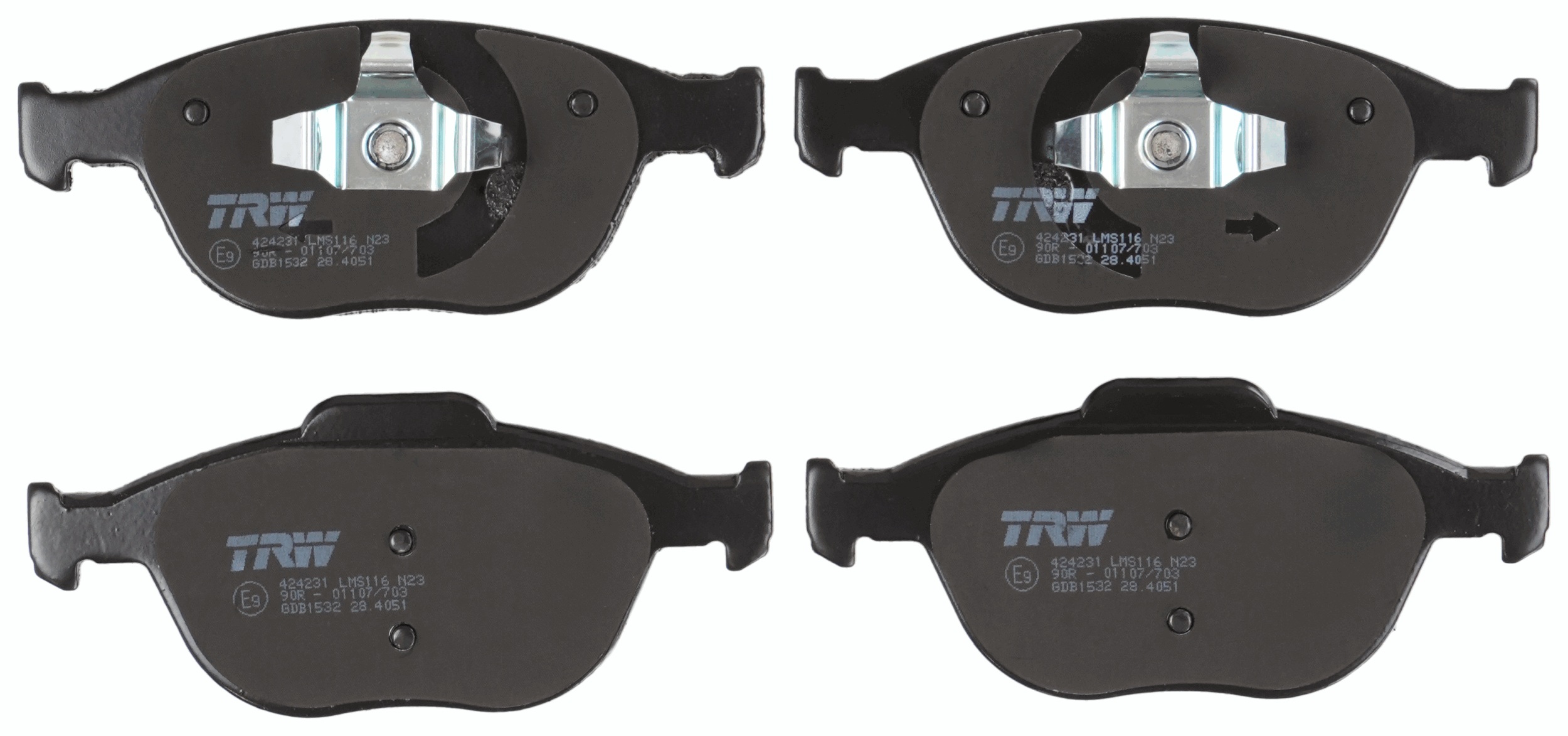 KROTTENDORF KRO1532 Fékbetét készlet, tárcsafék