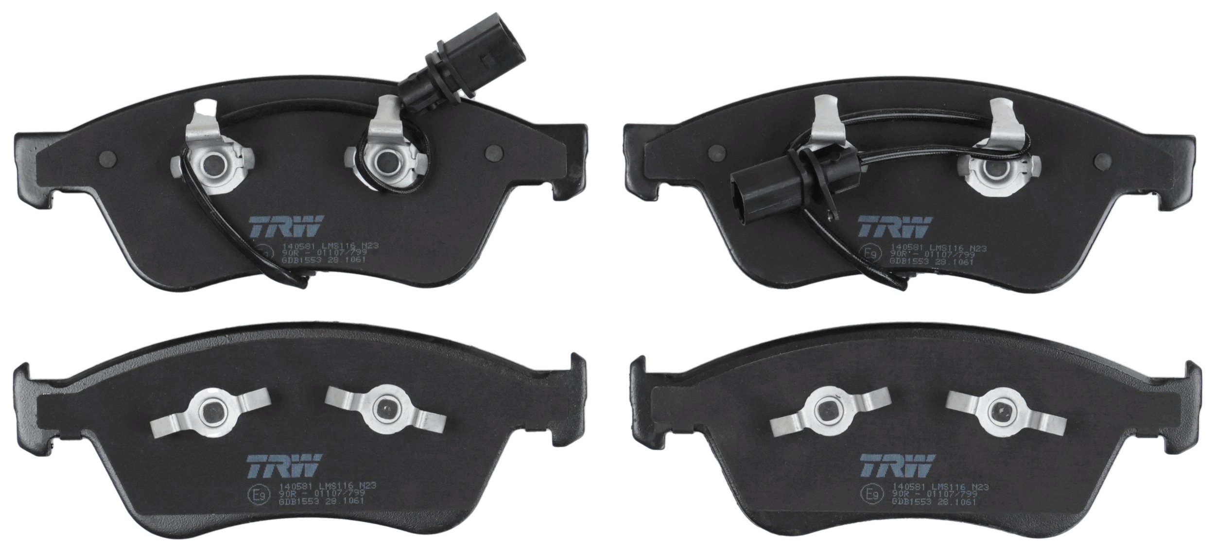 TRW 1000331434 GDB1553 - Első fékbetét készlet