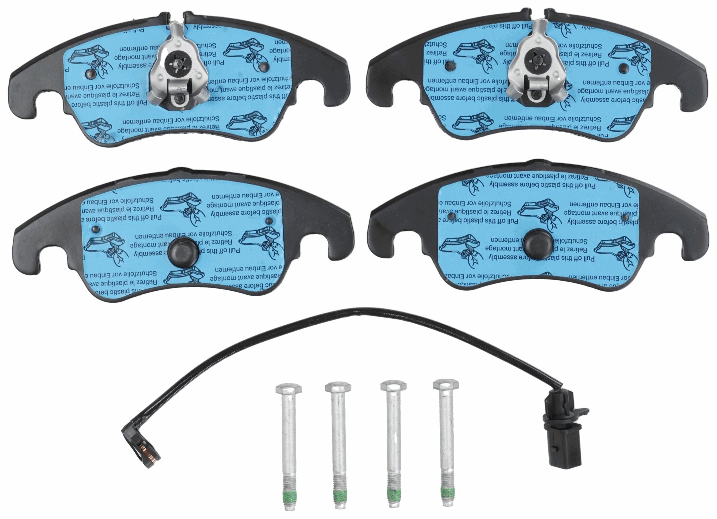 TRW GDB1908 Fékbetét készlet, tárcsafék