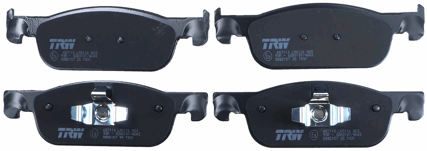 TRW 250 504 GDB2157 - Fékbetét készlet, tárcsafék
