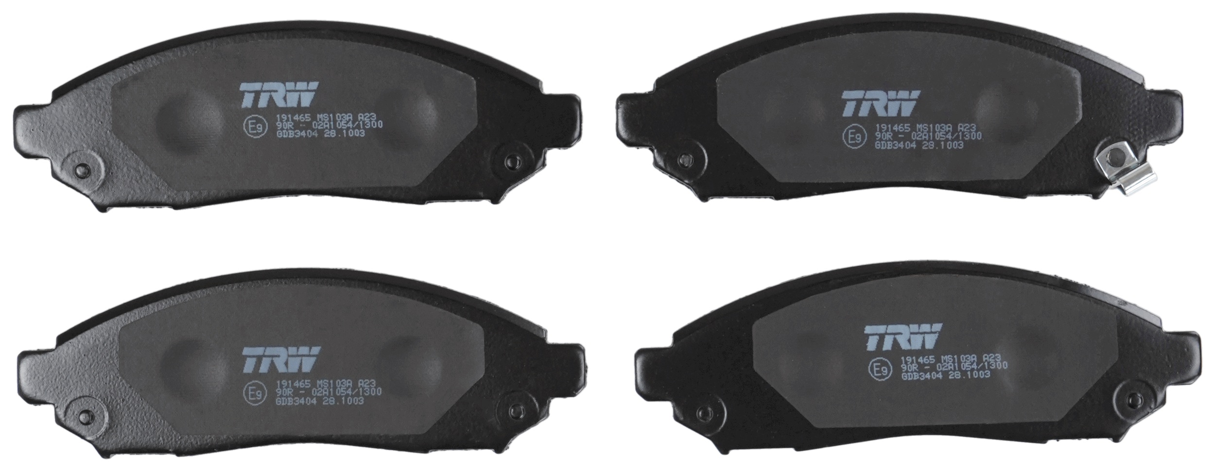 KROTTENDORF KRO3404 Fékbetét készlet, tárcsafék