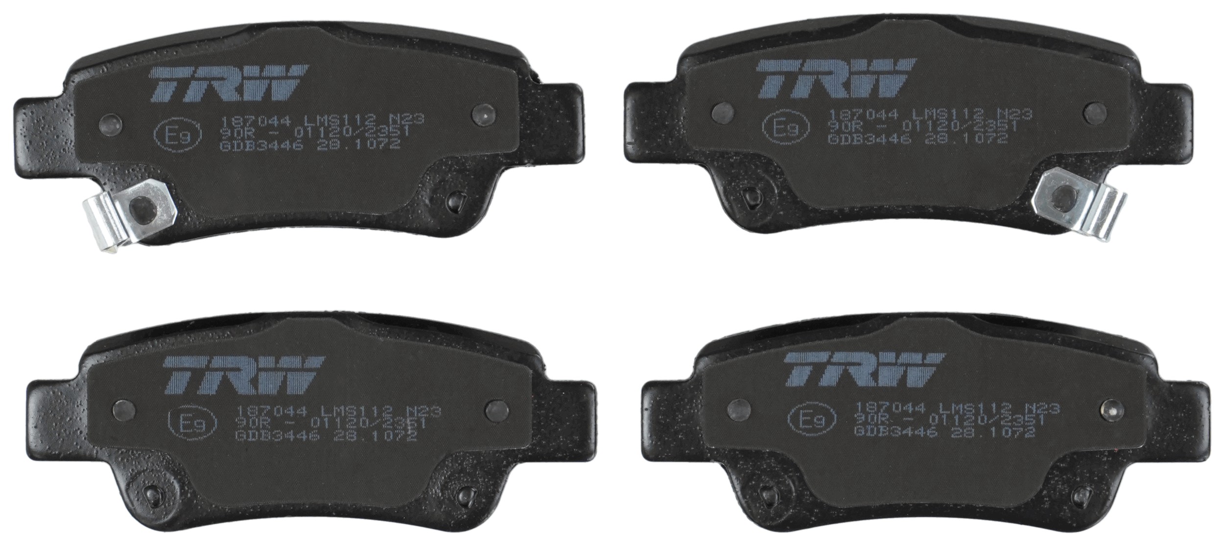 TRW GDB3446 Fékbetét készlet, tárcsafék