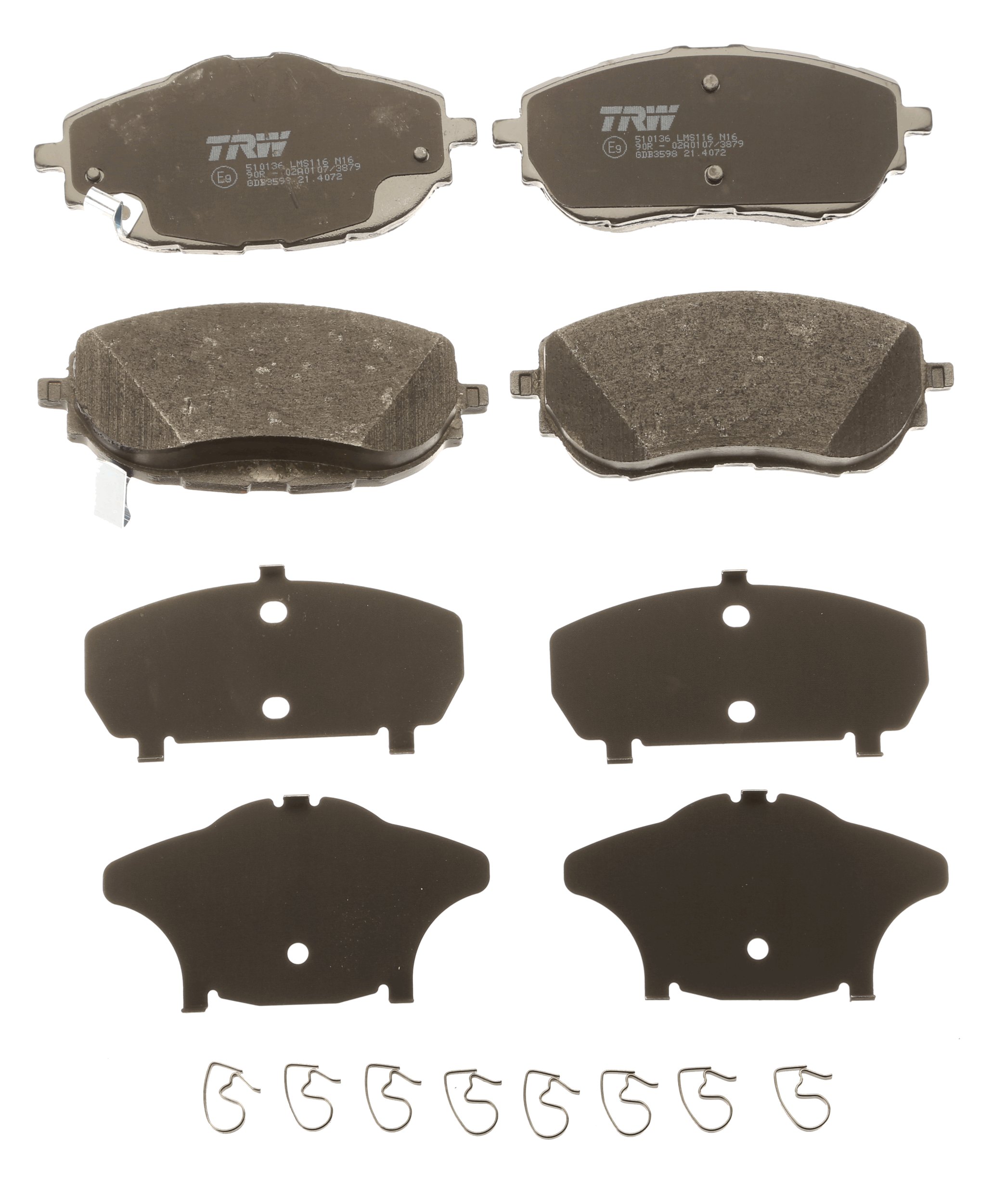 TRW 241 199 GDB3598 - Fékbetét készlet, tárcsafék