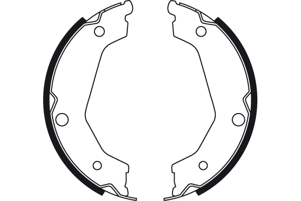 TRW LUCGS8722 fékpofakészlet, rögzítőfék