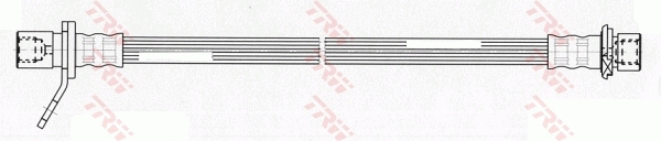 TRW PHA552 Fékcső, gumifékcső