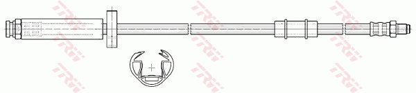 TRW 1002917309 PHB214 - FÉKTÖMLŐ