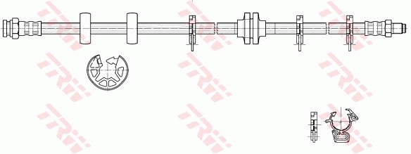 TRW 1003013411 PHB274 - FÉKTÖMLŐ