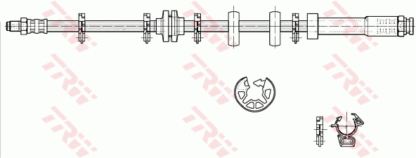 TRW 1003002084 PHB297 - FÉKTÖMLŐ