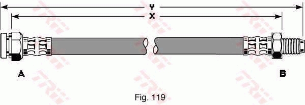 TRW 1002878804 PHB300 - FÉKTÖMLŐ